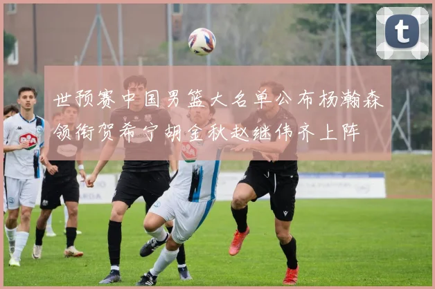 世预赛中国男篮大名单公布杨瀚森领衔贺希宁胡金秋赵继伟齐上阵